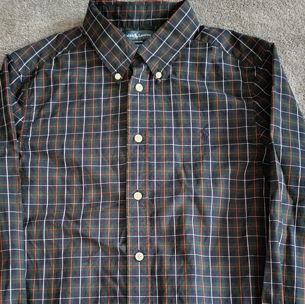 RALPH LAUREN BUTTON UP SHIRT